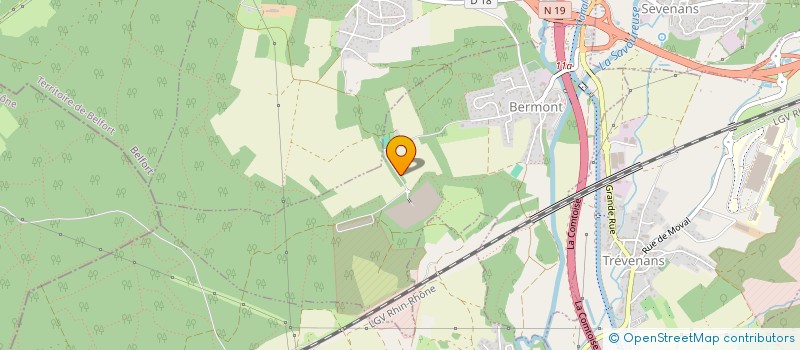 localisation de l'entreprise SCI GULMEZ à BERMONT