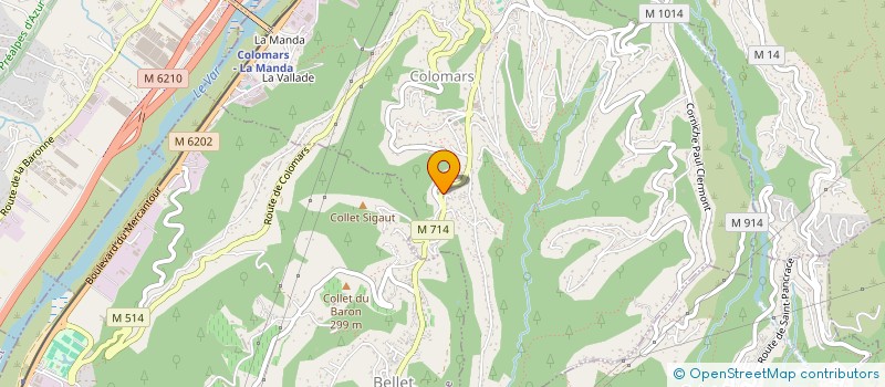 localisation de l'entreprise SCI GUMAGIO  COLOMARS