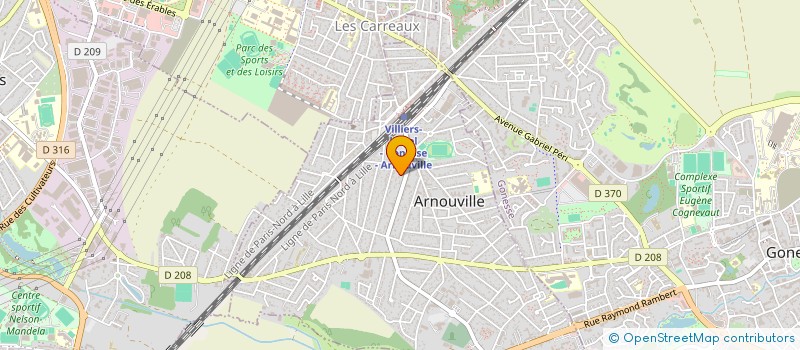 localisation de l'entreprise SCI GUMUS  ARNOUVILLE