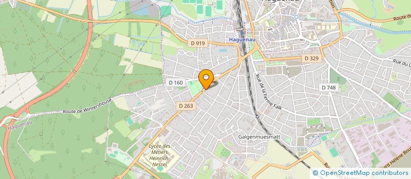 localisation de l'entreprise SCI GUMUSTEPE T.R  HAGUENAU