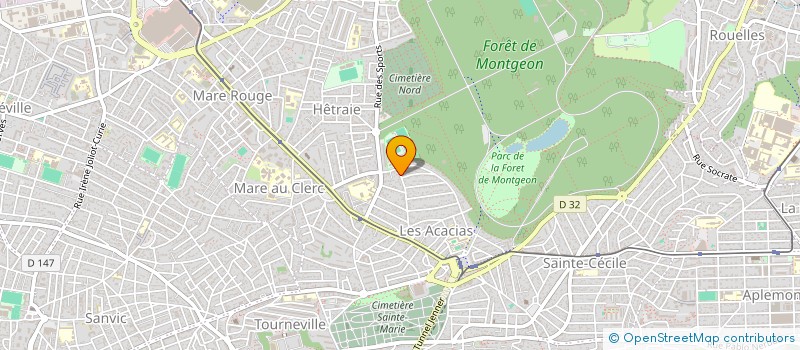 localisation de l'entreprise SCI GUNES à LE HAVRE