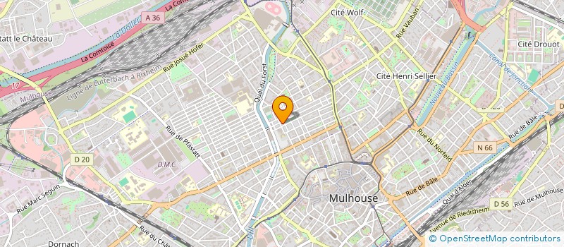 localisation de l'entreprise SCI GUNEY  MULHOUSE