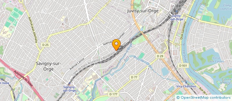 localisation de l'entreprise SCI GUNEY à SAVIGNY-SUR-ORGE