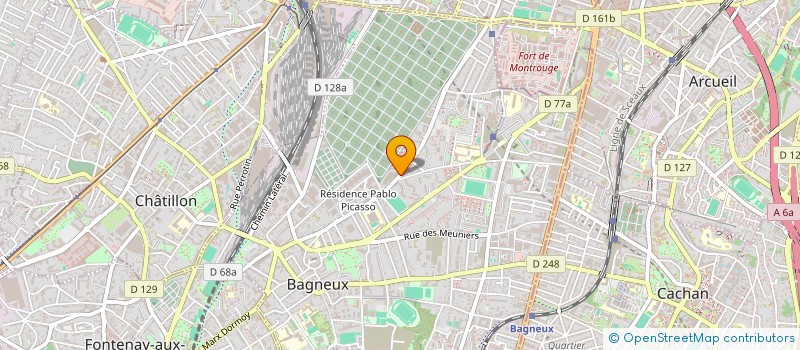 localisation de l'entreprise SCI GUNINDI à BAGNEUX