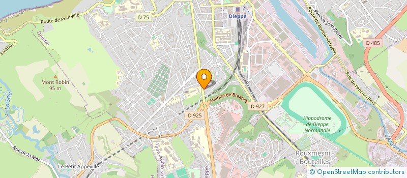 localisation de l'entreprise SCI GUO CQC  DIEPPE