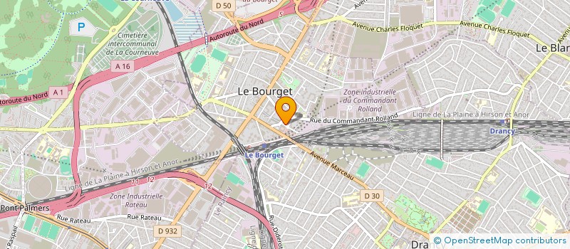 localisation de l'entreprise SCI GUO V.L. à LE BOURGET