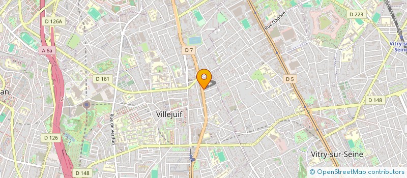 localisation de l'entreprise SCI GUO & XU  VILLEJUIF