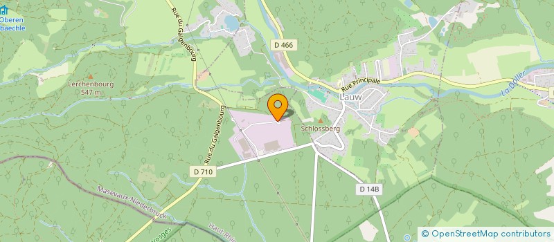 localisation de l'entreprise SCI GUOPE  MASEVAUX-NIEDERBRUCK