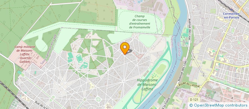 localisation de l'entreprise SCI GURE AMETSA  MAISONS-LAFFITTE