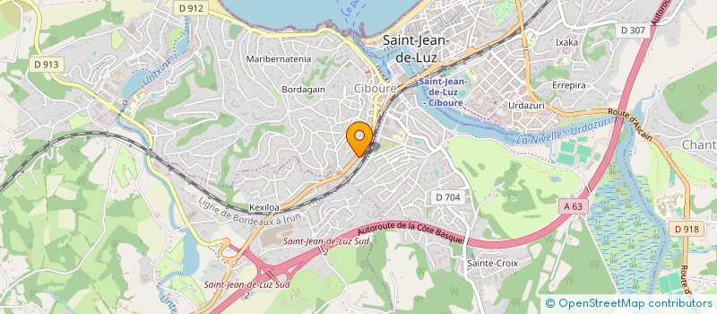 localisation de l'entreprise SCI GURE LANAK  CIBOURE