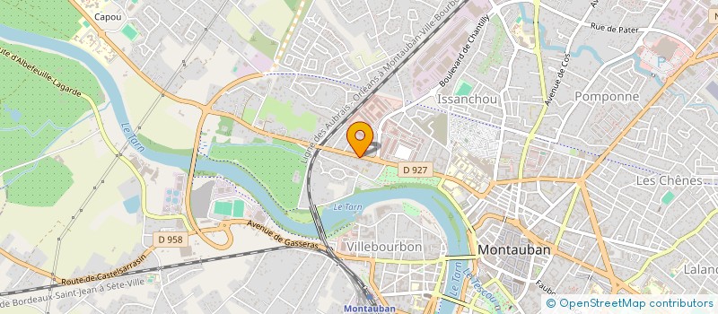 localisation de l'entreprise SCI GURIA  MONTAUBAN