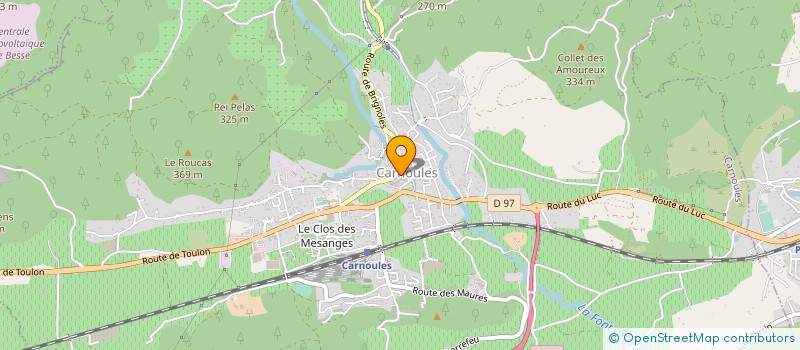 localisation de l'entreprise SCI GURRIERI  CARNOULES