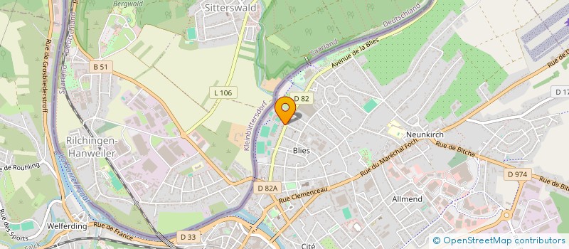 localisation de l'entreprise SCI GURTNER à SARREGUEMINES