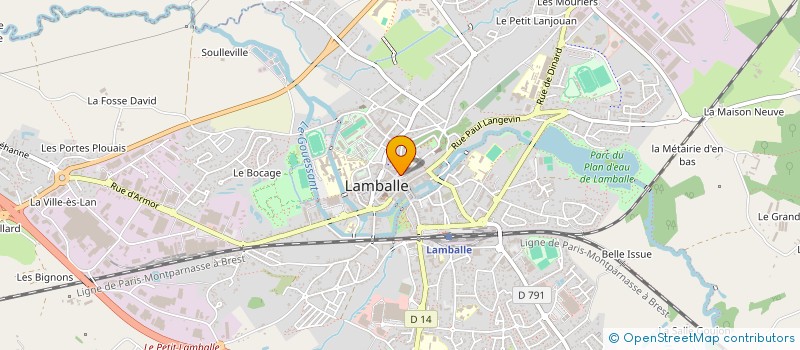 localisation de l'entreprise SCI GURVAN  LAMBALLE-ARMOR