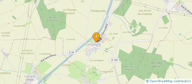 localisation de l'entreprise SCI GUSTAVE  CAMPAGNE