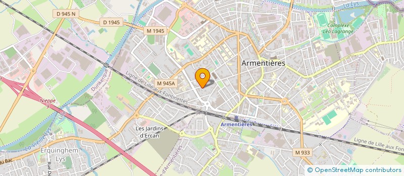 localisation de l'entreprise SCI GUSTAVE DESMONS  ARMENTIERES