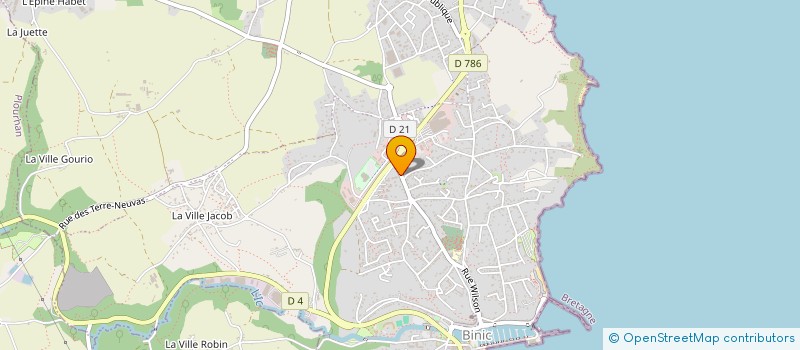 localisation de l'entreprise SCI GUSTAVE GILBERT  BINIC-ETABLES-SUR-MER