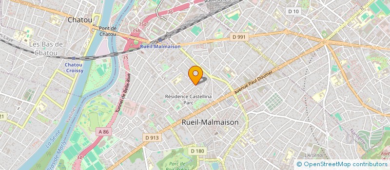 localisation de l'entreprise SCI GUT 30 à RUEIL-MALMAISON