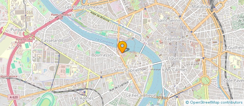 localisation de l'entreprise SCI GUTE  TOULOUSE