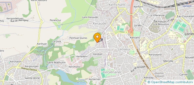 localisation de l'entreprise SCI GUTEMBERG à PLOEMEUR