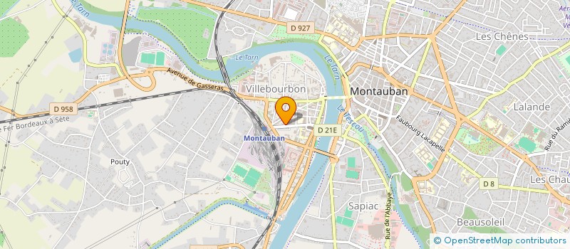localisation de l'entreprise SCI GUTENBERG à MONTAUBAN