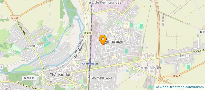 localisation de l'entreprise SCI GUTENBERG à CHATEAUDUN