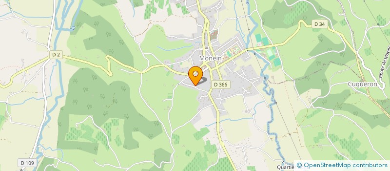 localisation de l'entreprise SCI GUTENBERG à MONEIN