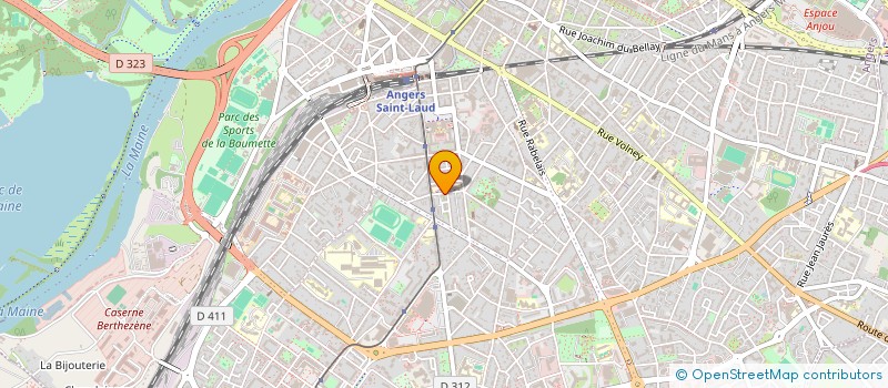 localisation de l'entreprise SCI GUTENBERG à ANGERS