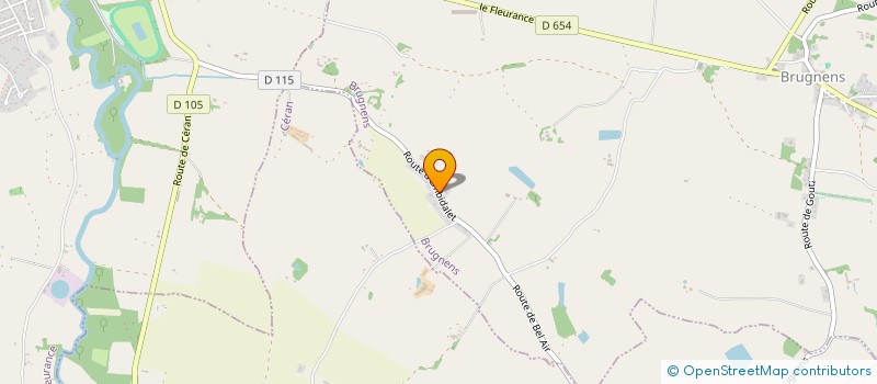 localisation de l'entreprise SCI GUTI  BRUGNENS