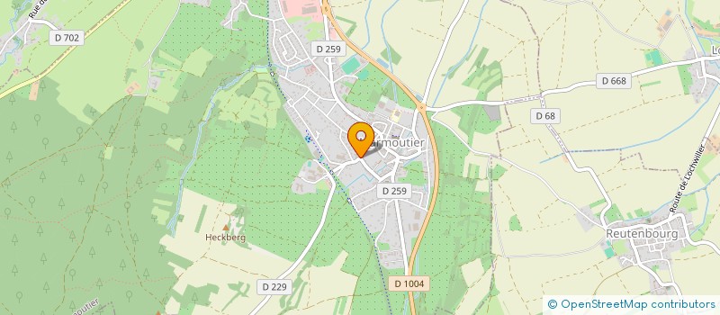 localisation de l'entreprise SCI GUTLEUTFELD  MARMOUTIER