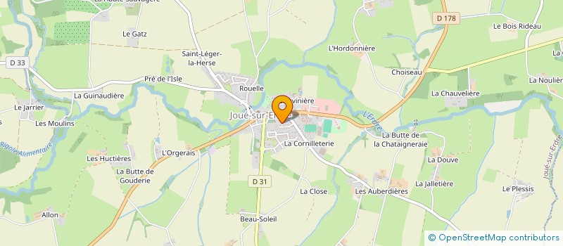 localisation de l'entreprise SCI GUY ET ANITA  JOUE-SUR-ERDRE