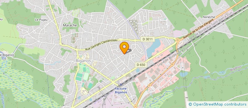 localisation de l'entreprise SCI GUY GASSIAN  BIGANOS