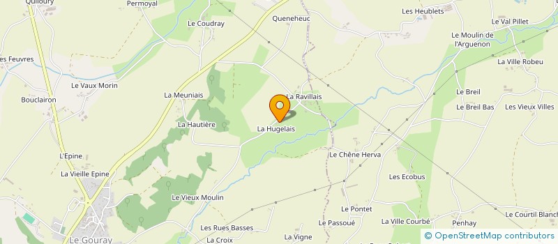 localisation de l'entreprise SCI GUY IOREK à LE MENE