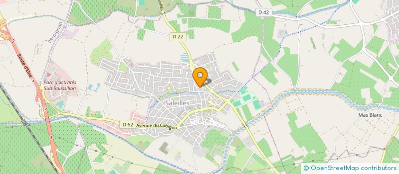 localisation de l'entreprise SCI GUY LUDMAX  SALEILLES