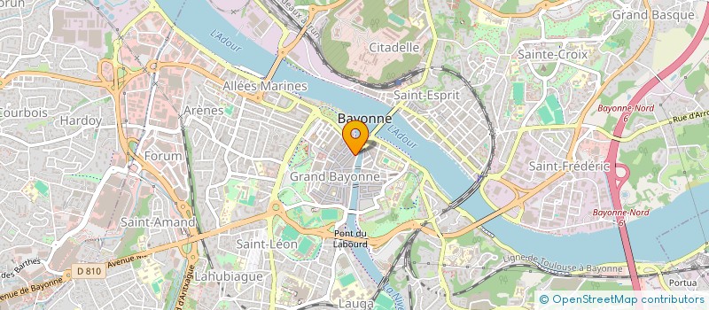 localisation de l'entreprise SCI GUY MAINARD à BAYONNE