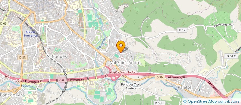 localisation de l'entreprise SCI GUY MOCQUET à AIX-EN-PROVENCE
