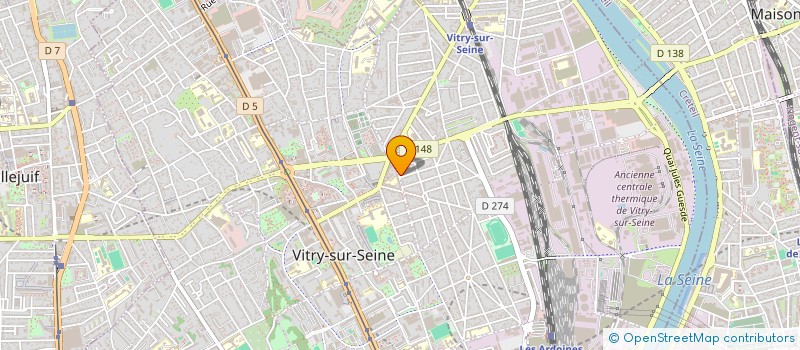 localisation de l'entreprise SCI GUY MOQUET  VITRY-SUR-SEINE