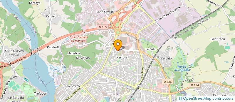 localisation de l'entreprise SCI GUY PHILIBERT  LANESTER