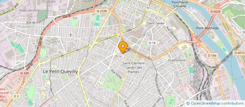 localisation de l'entreprise SCI GUYANNE à ROUEN