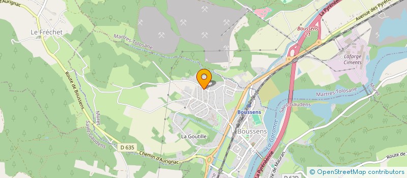 localisation de l'entreprise SCI GUYBER  BOUSSENS