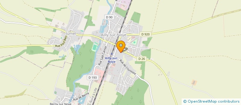 localisation de l'entreprise SCI GUYBREMSARE à AILLY-SUR-NOYE
