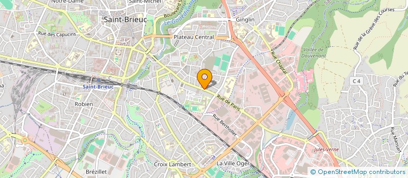 localisation de l'entreprise SCI GUYBRIGE à SAINT-BRIEUC