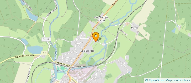 localisation de l'entreprise SCI GUYCOLAS à GUERIGNY