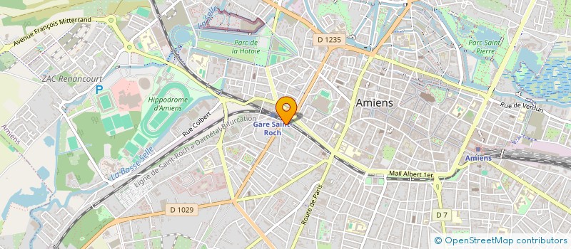 localisation de l'entreprise SCI GUYENCOURT  AMIENS