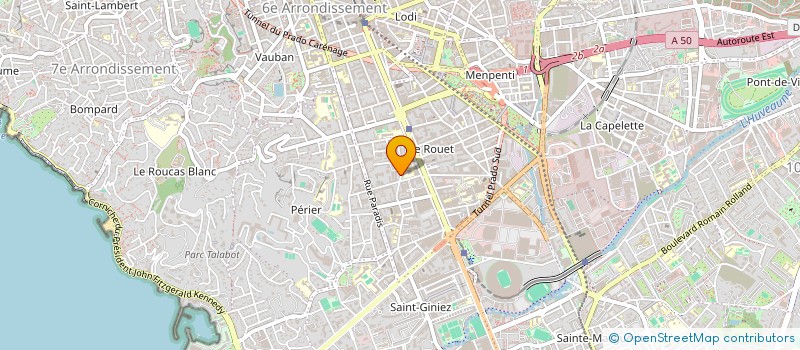 localisation de l'entreprise SCI GUYENNE à MARSEILLE