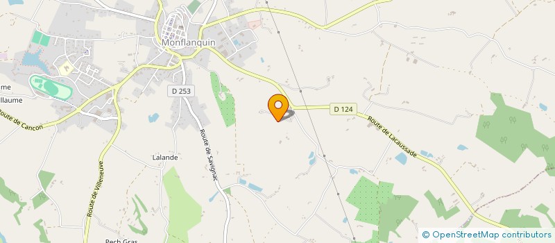 localisation de l'entreprise SCI GUYENNE  MONFLANQUIN