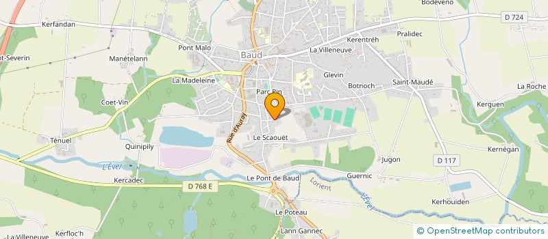 localisation de l'entreprise SCI GUYNA  BAUD