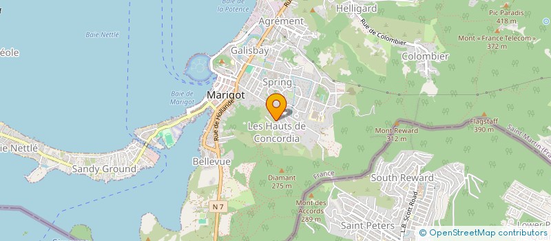 localisation de l'entreprise SCI GUYNELOD à SAINT MARTIN