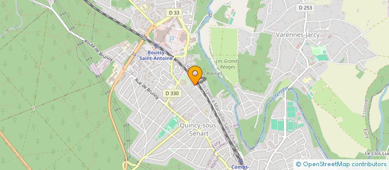 localisation de l'entreprise SCI GUYNEMER  QUINCY-SOUS-SENART