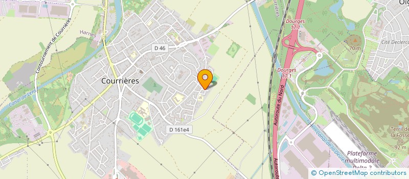 localisation de l'entreprise SCI GUYNEMER  COURRIERES